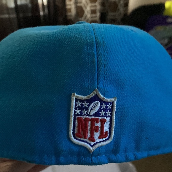 Mens New Era Fitted 7 and half, Carolina Panthers Hat - Picture 3 of 4